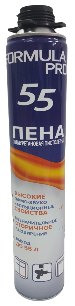 Пена монт  FORMULA PROF 55 ПРОФИ  750мл /16