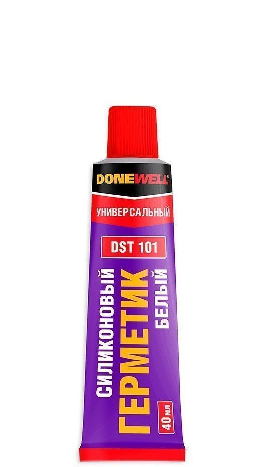 Герметик DONEWELL силик санитарный белый 40ml\12 DSТ101