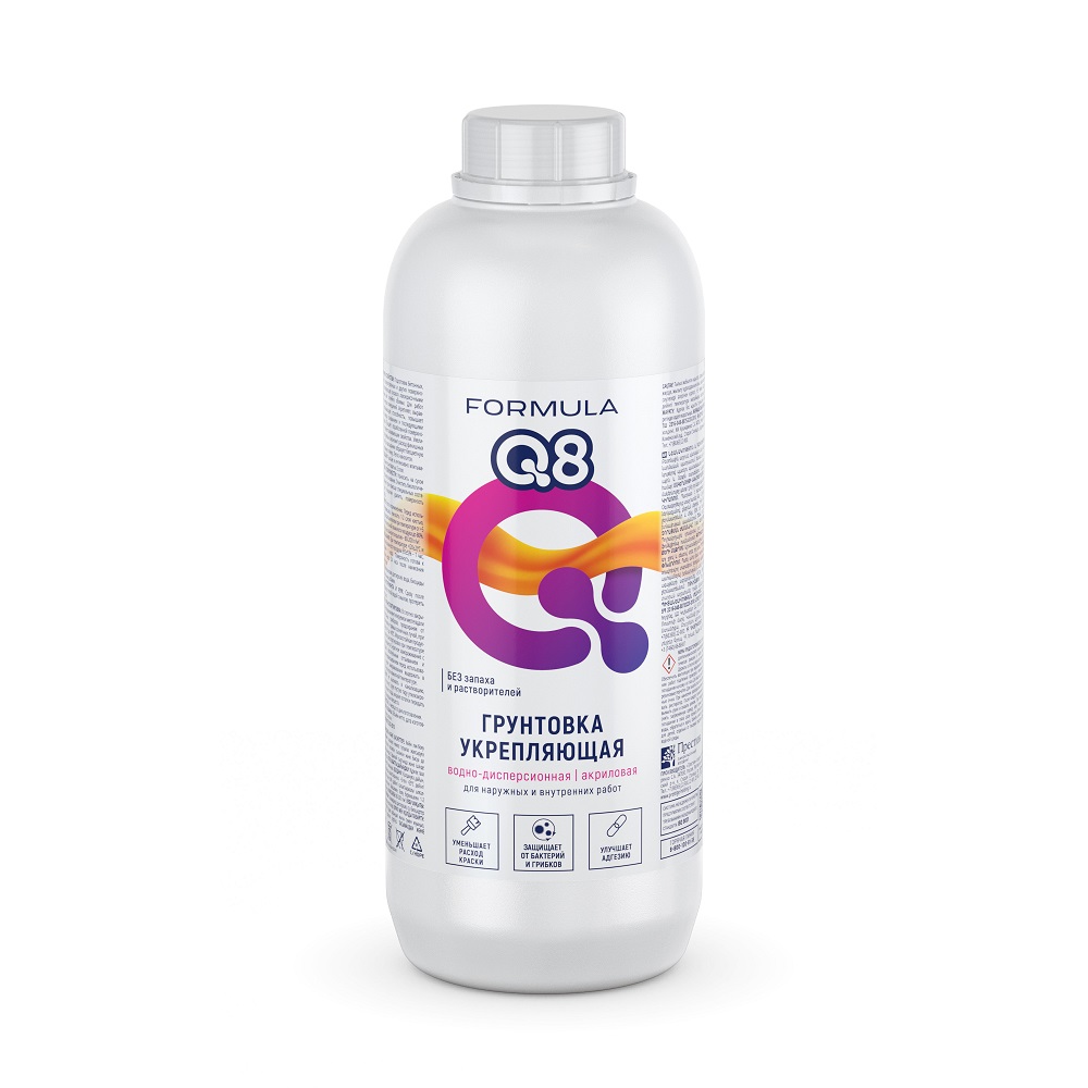 Грунтовка FORMULA Q8 В/Д укрепляющая (проникающая)  ф   1/15