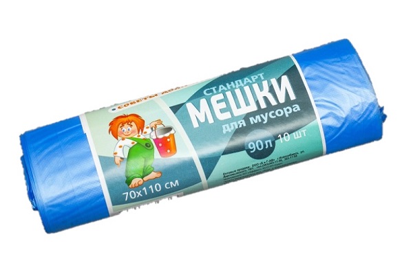 Мешки для мусора 90л (10шт) рулон/20