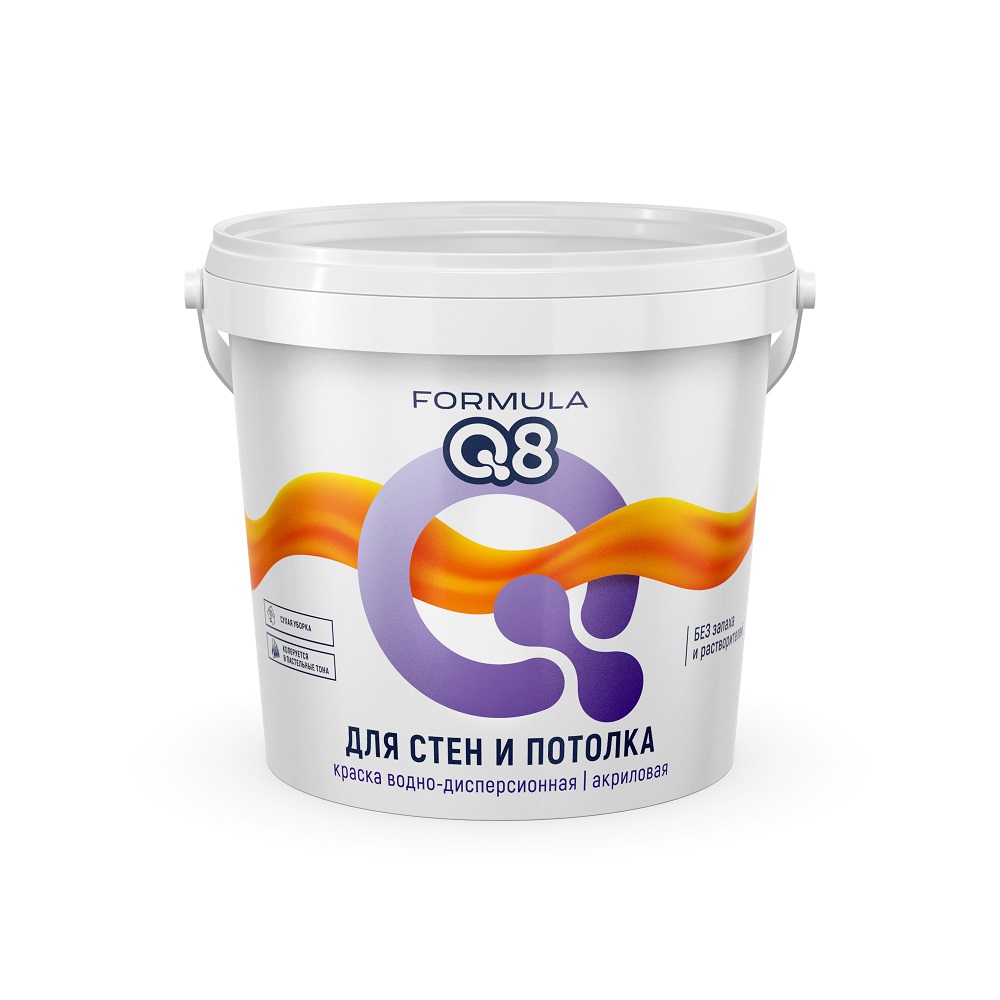 FORMULA Q8 интерьер. белоснеж В/Д полиакрил ф 4,5/3