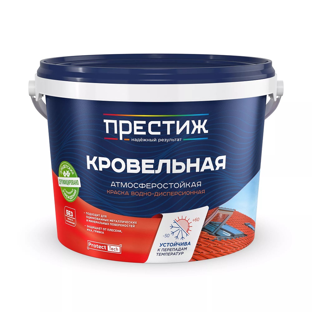 Краска акриловая для крыш Кр.кор. 2,4кг Престиж