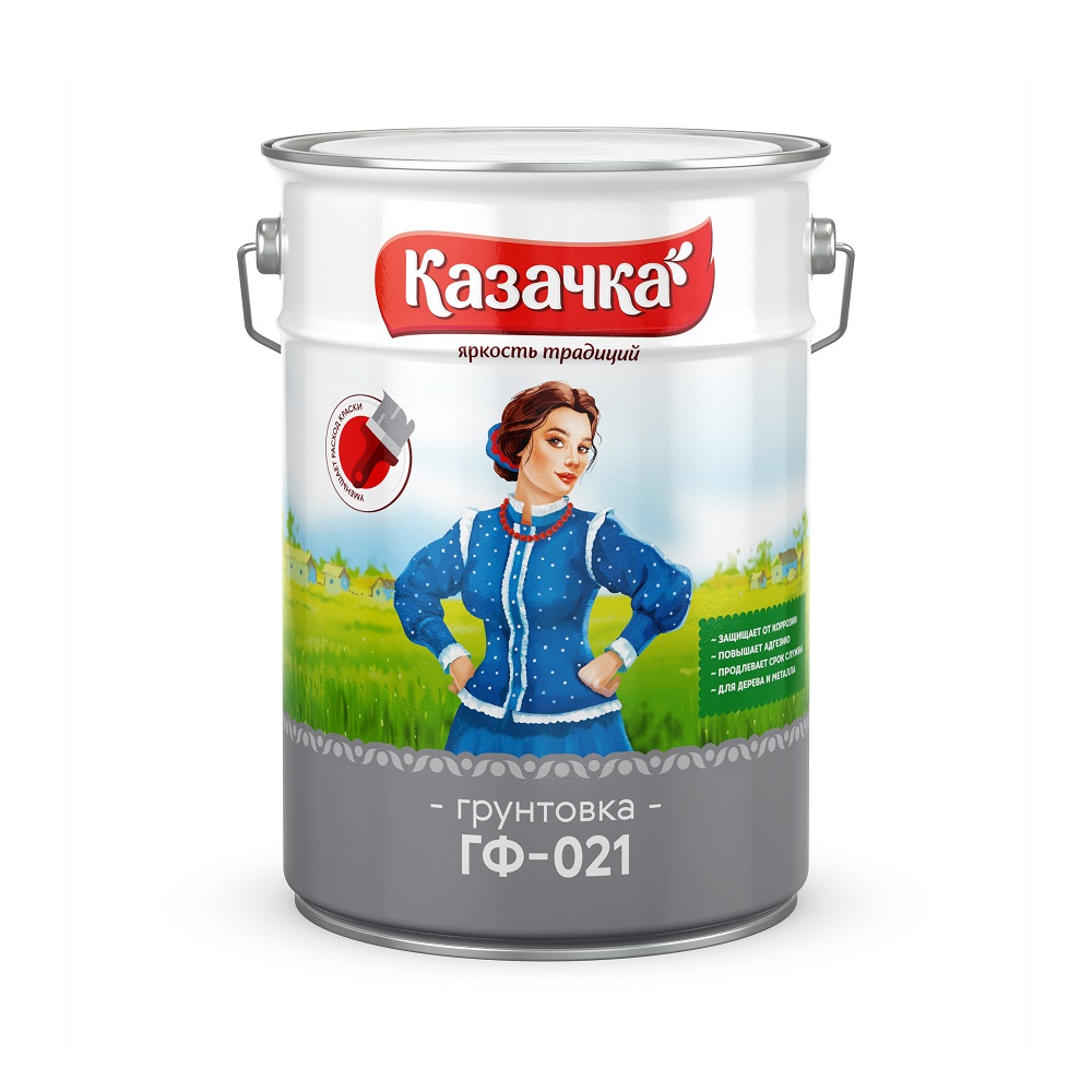 Грунтовка ГФ-021 Казачка Кр-Кор. 10кг