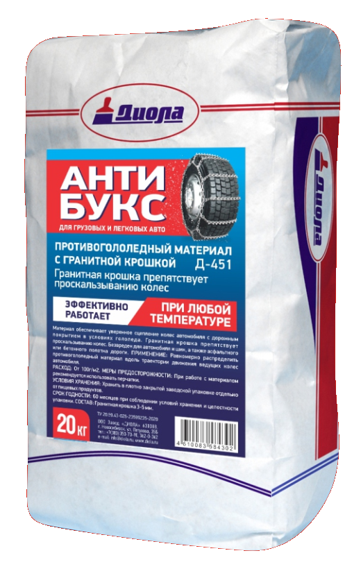 Антигололёдный материал АНТИБУКС Д-451 20 кг/пэт.бут