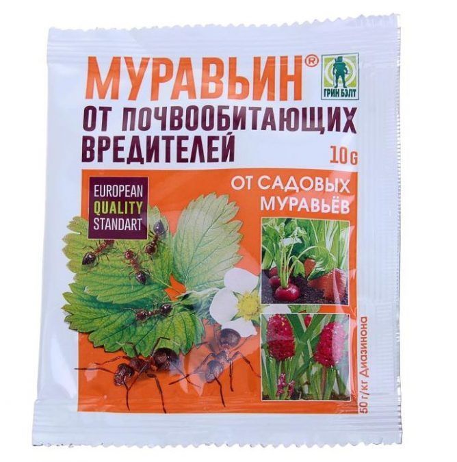 Муравьин  порошок от садовых  муравьев 10гр/350
