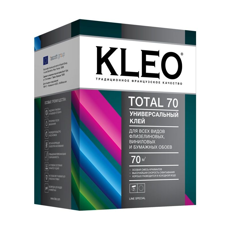 KLEO TOTAL 70, Универсальный клей для обоев,сыпучий