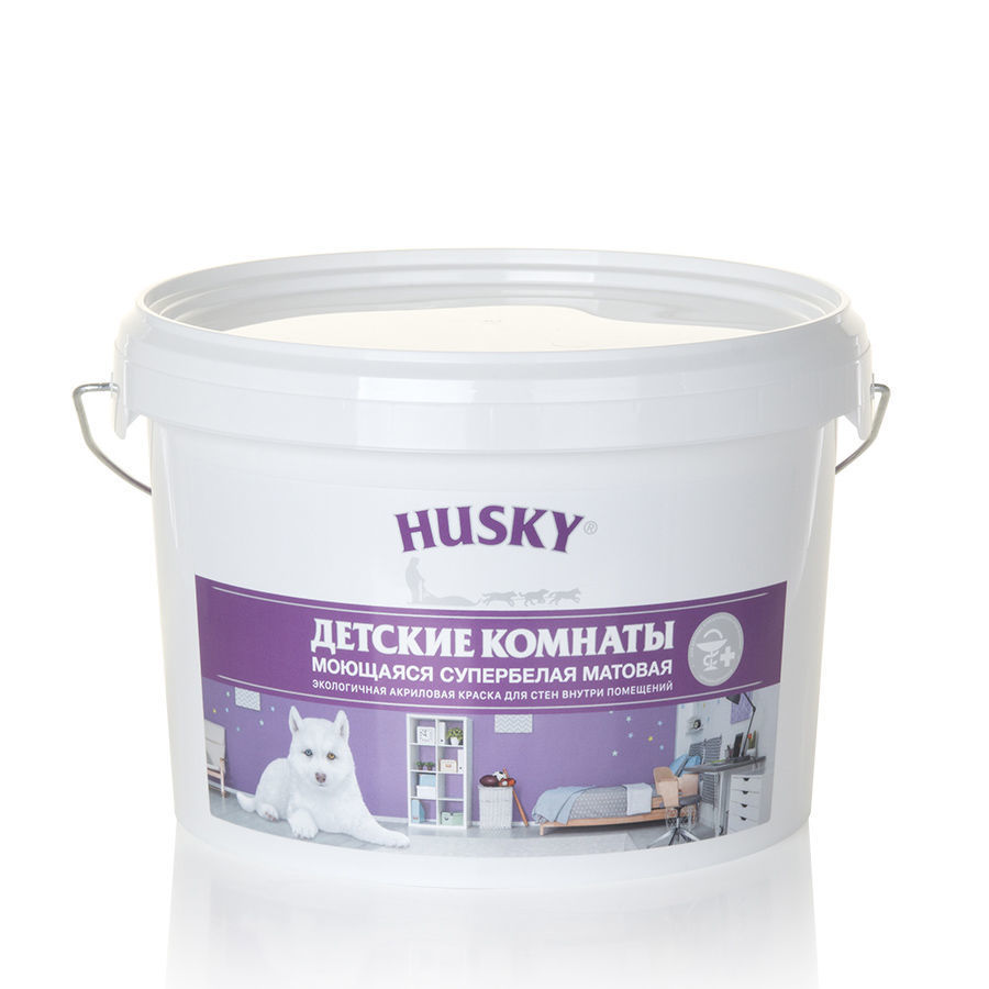 HUSKY Краска для детских комнат База А (2,5л) -20С°
