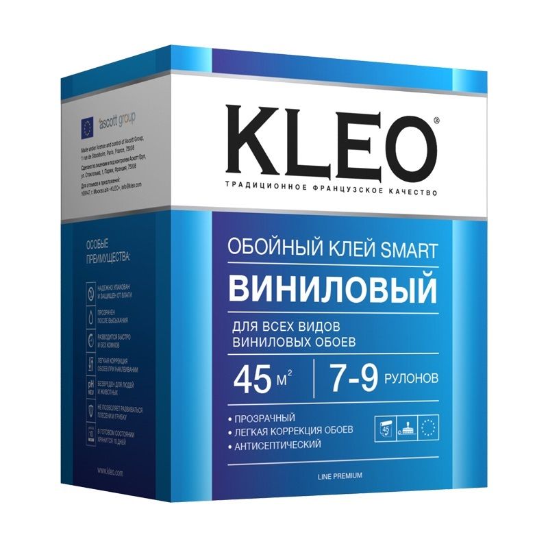 KLEO SMART 7-9, Клей для виниловых обоев, сыпучий