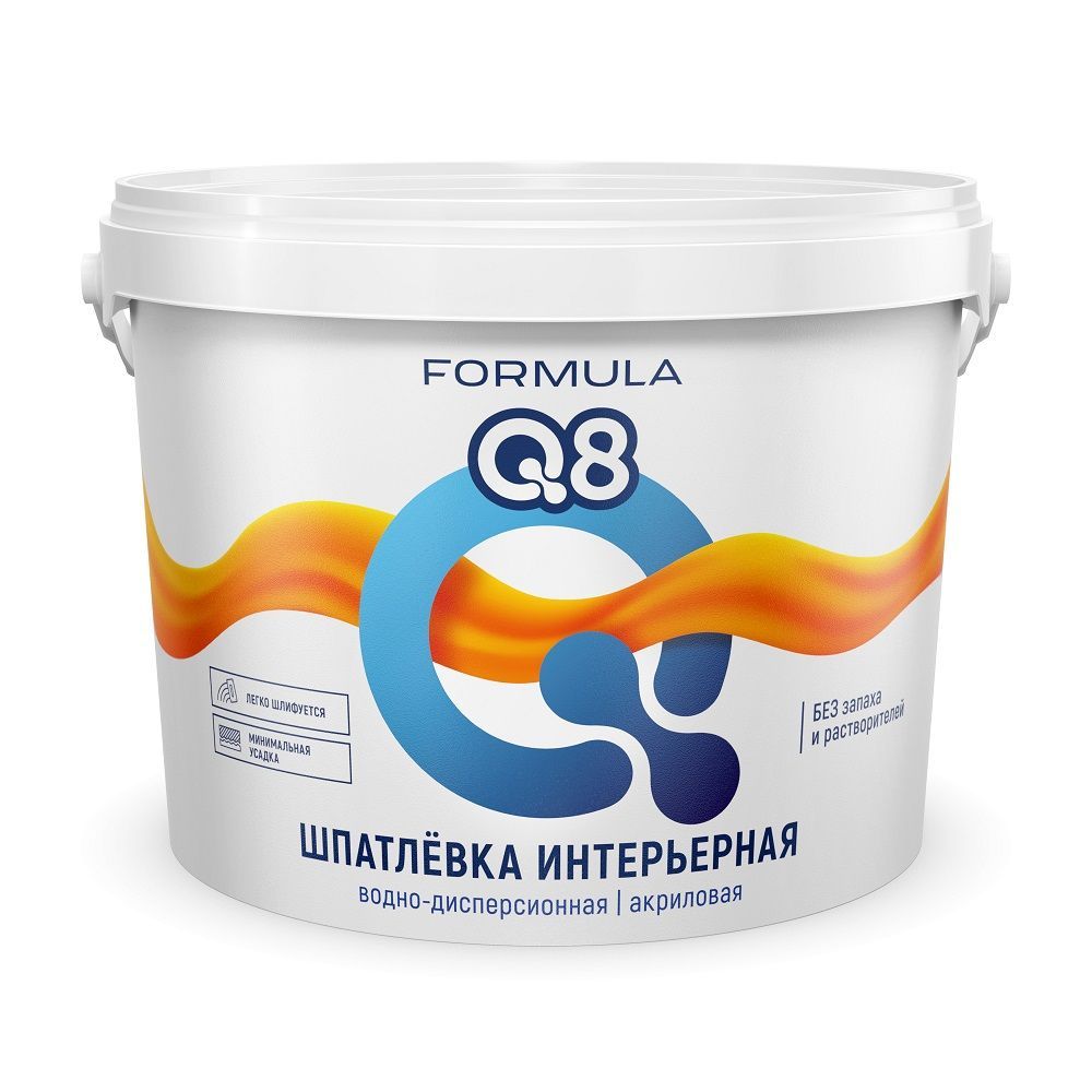 Шпатлевка интер. латексная FORMULA Q-8 ВД 16кг