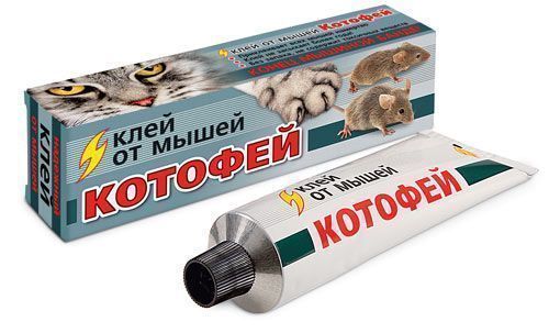 Клей от грызунов и насекомых Котофей 60г/40