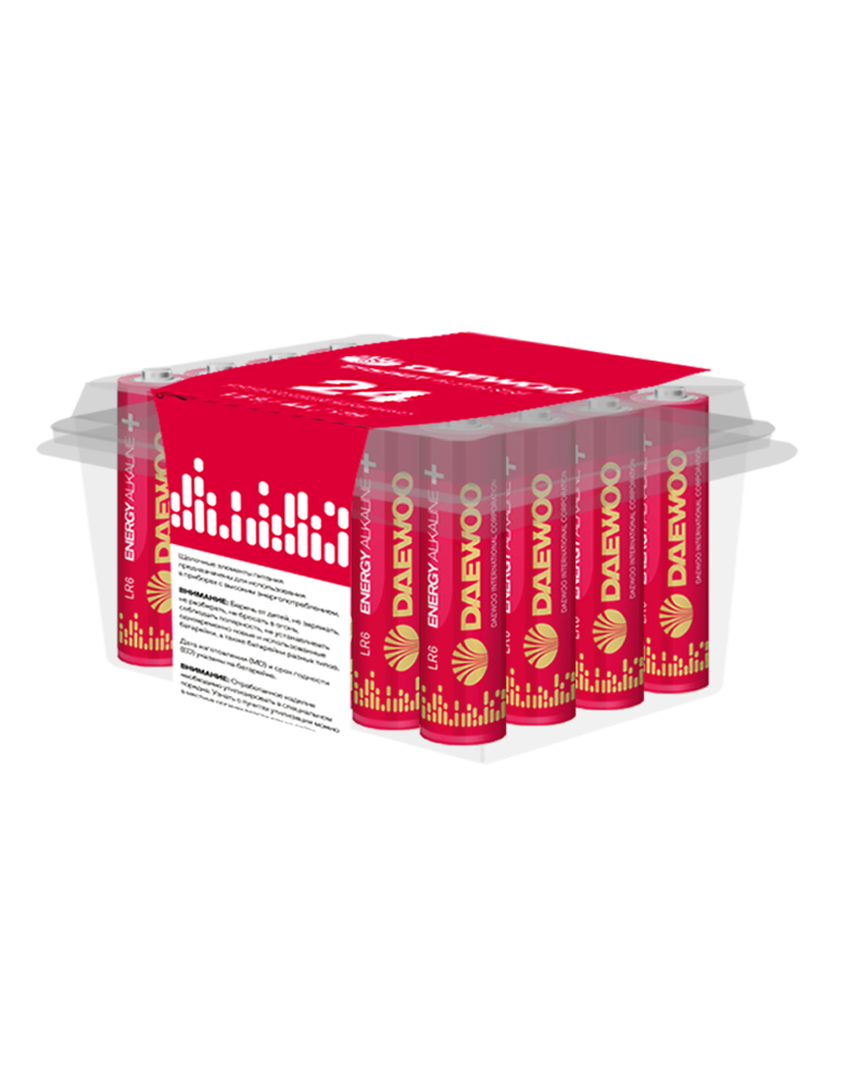 Эл-т питания LR6 DAEWOO ENERGY Alkaline Pack-24