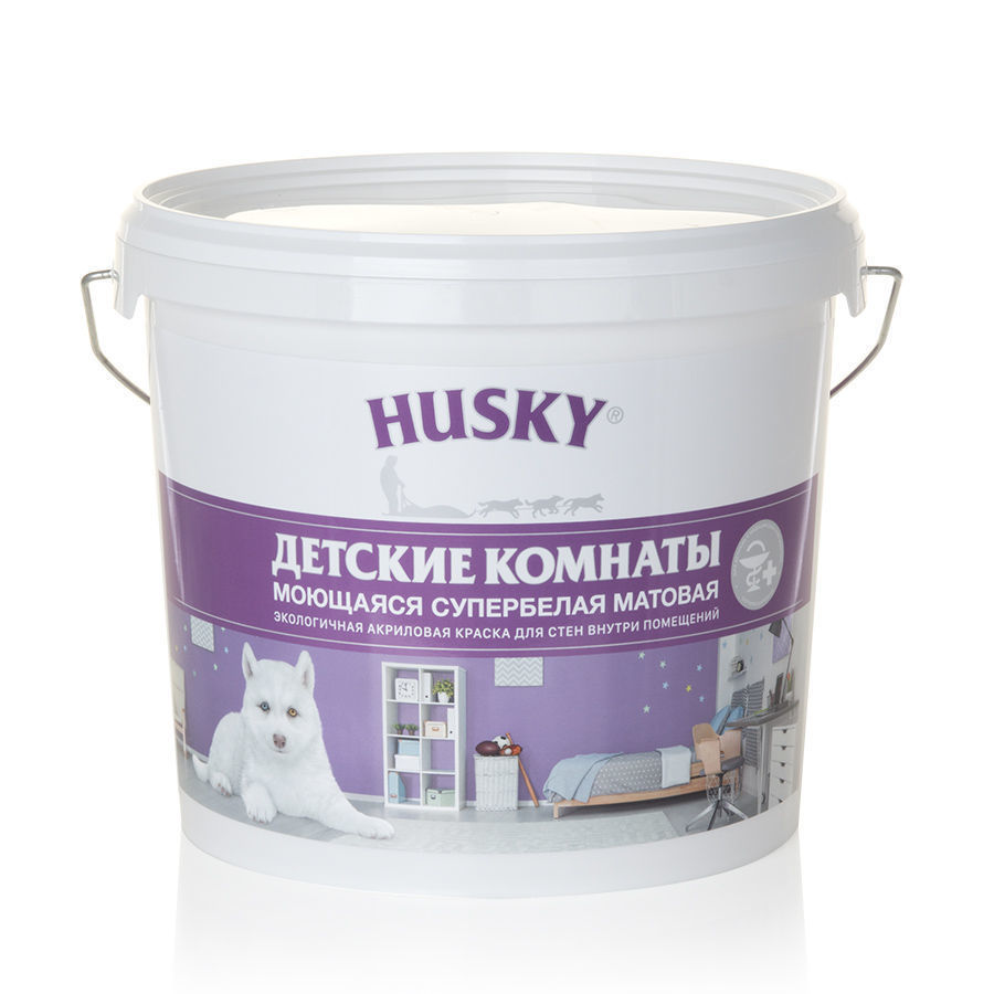 HUSKY Краска для детских комнат База А (5л) -20С°