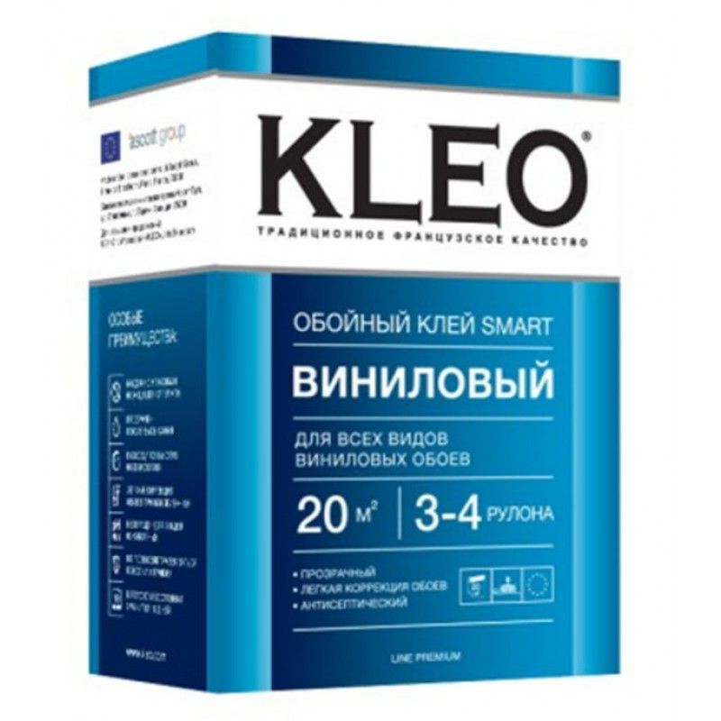 KLEO SMART 3-4, Клей для виниловых обоев, сыпучий