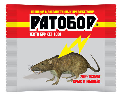 Приманка Ратобор тесто брикет 100г /50/ВХ