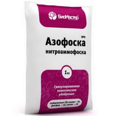 Азофоска (азот, фосфор, калий) 1 кг/25