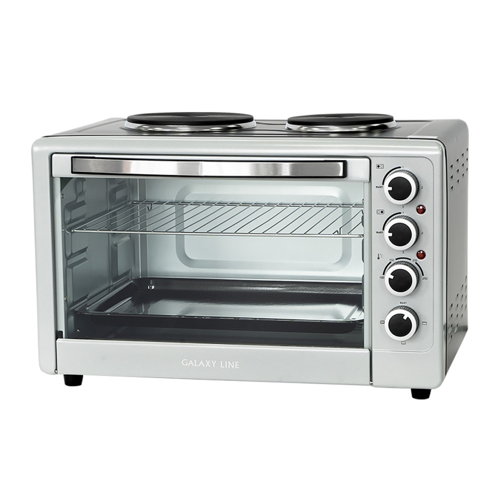 Мини-печь 3500Вт, объем 48л, мощность духовки 1650Вт Galaxy LINE GL 2607 /1