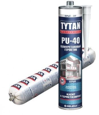 Герметик Полиуретановый PU 40 Tytan Professional белый 310мл/12