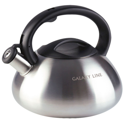 Чайник со свистком 3л.,из высококач.нерж.стали Galaxy LINE GL 9212/12