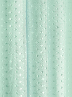 Штора для ванной Бриллиант полиэстер (зеленая) 180*180см мод.WLE-YJ10/24